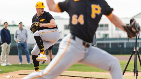 Skenes aims to blossom into more than just the hype that'll precede him taken in Bradenton, Fla.  (Pirates)